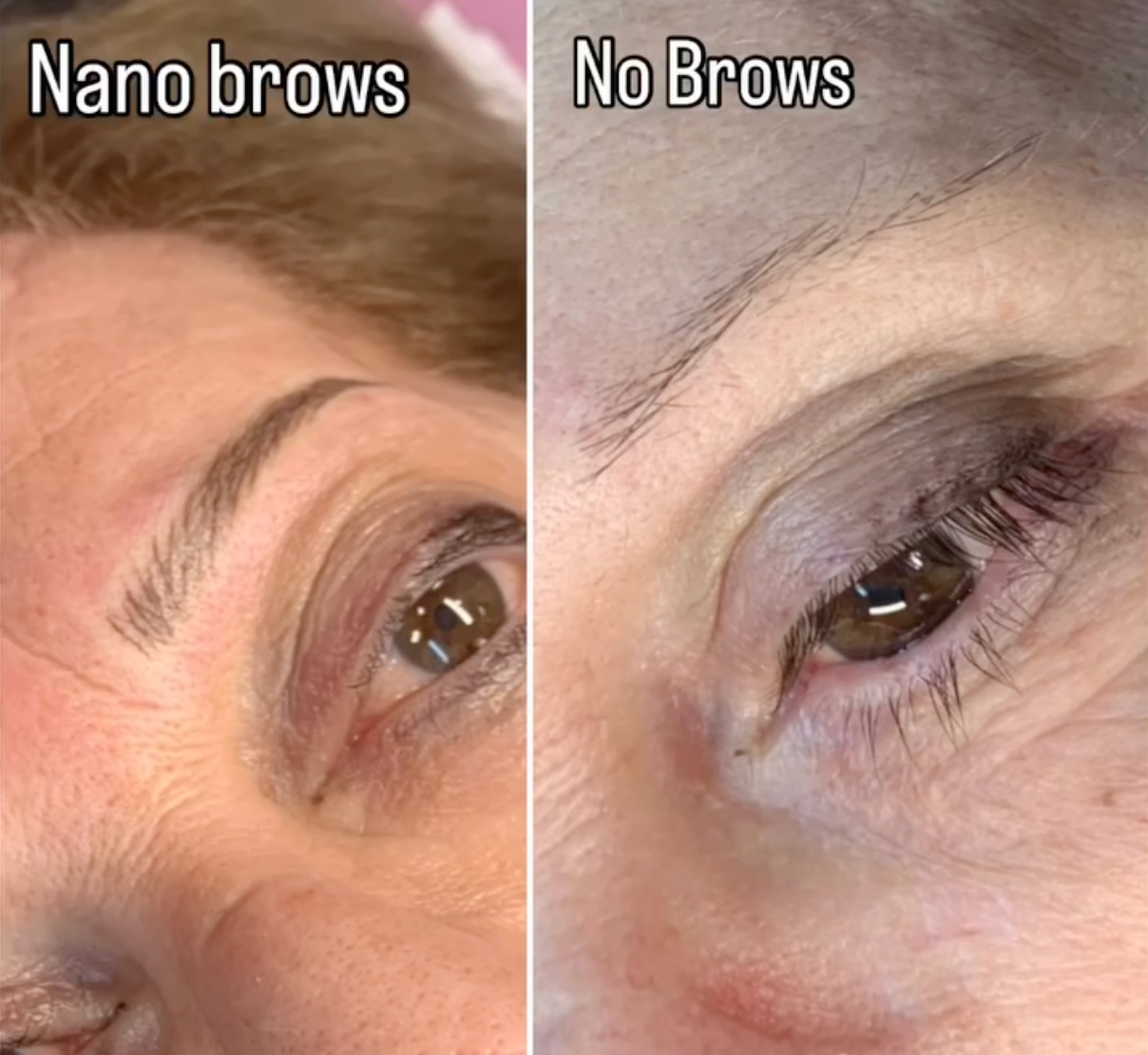 Nano brows vs microblading Bristol