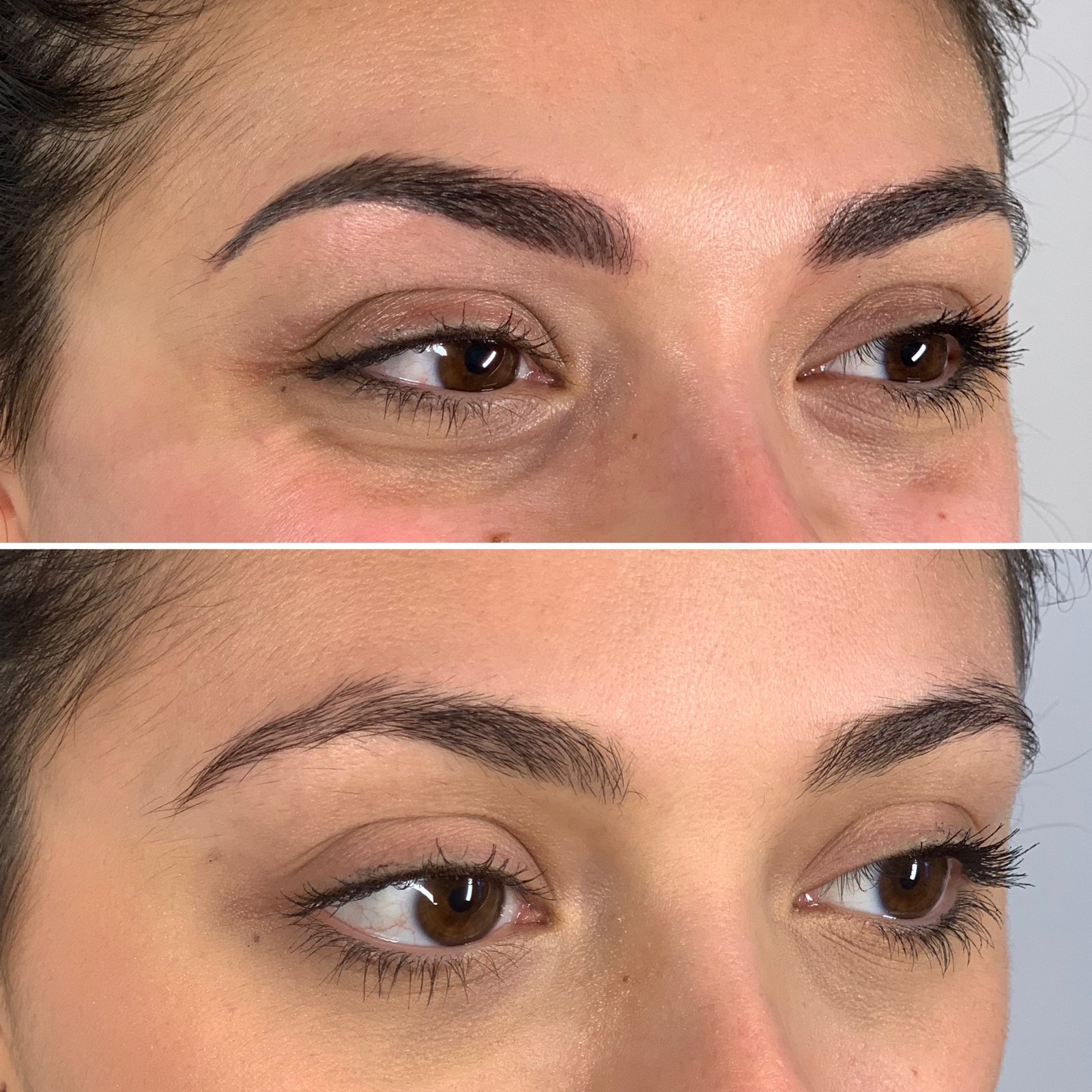 Switching from microblading to nano brows — before and after Clevedon Bristol — Ska Brows
